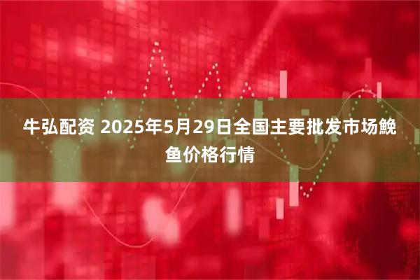 牛弘配资 2025年5月29日全国主要批发市场鮸鱼价格行情
