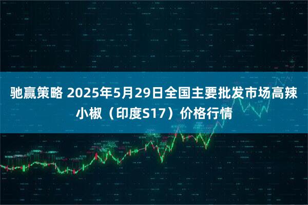 驰赢策略 2025年5月29日全国主要批发市场高辣小椒（印度S17）价格行情