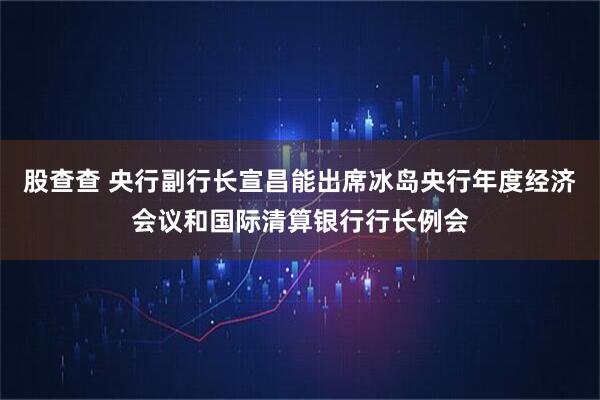 股查查 央行副行长宣昌能出席冰岛央行年度经济会议和国际清算银行行长例会
